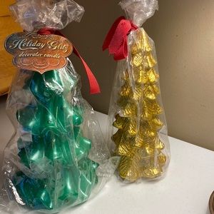 LAVA Enterprises Christmas Tree Candles Set of 2